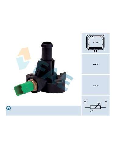 Sensor, temperatura del refrigerante Fae 33850 - FAE SENSORES DE TEMPERATURA Made in Italy - OE Equivalent
