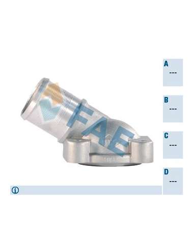 Brida de refrigerante Fae 54307 - Tapas de termostato