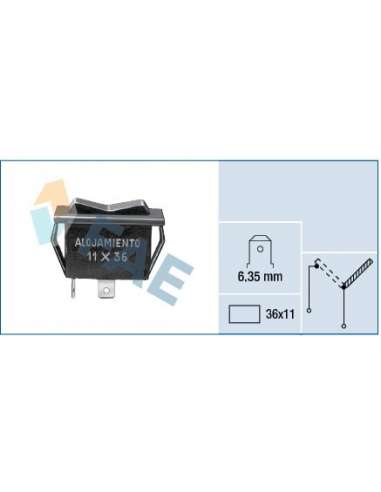 Interruptor de ventilador, calefacción/ventilación Fae 62900 - FAE TECLAS
